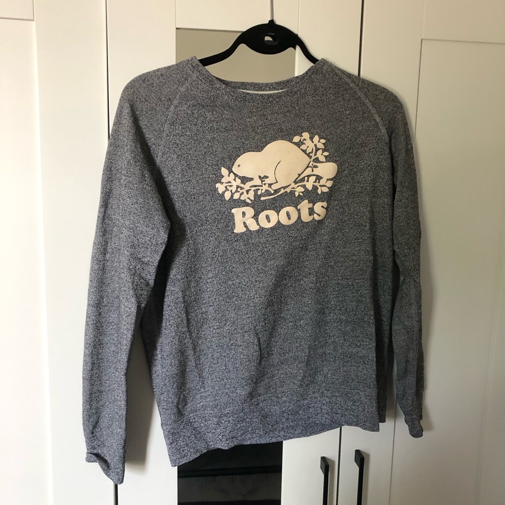 Roots Gray Crew Neck Sweater